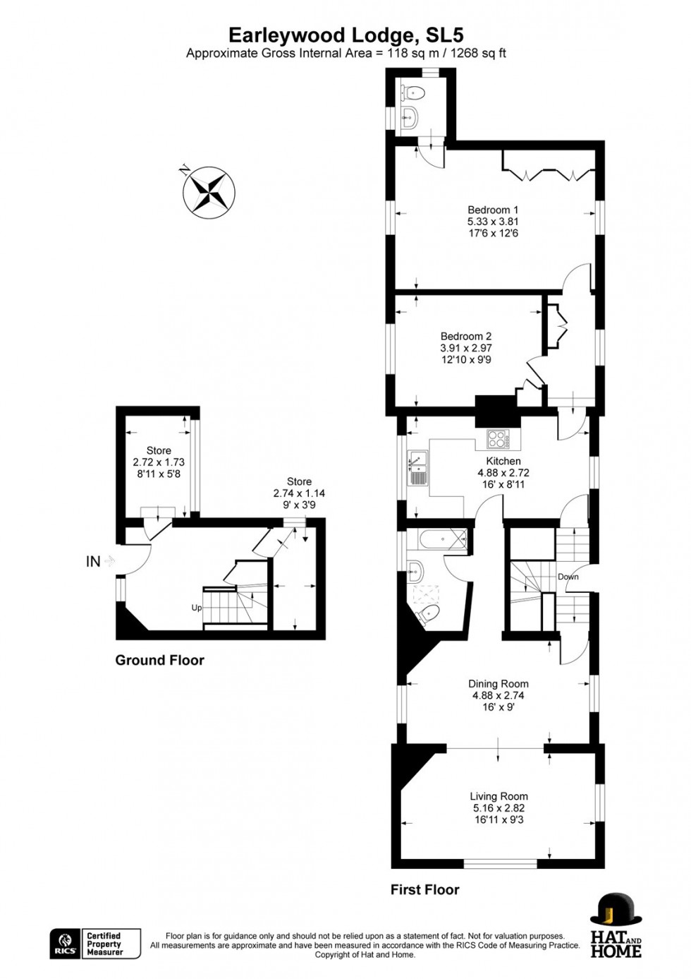 Floorplan for Ascot, Berkshire