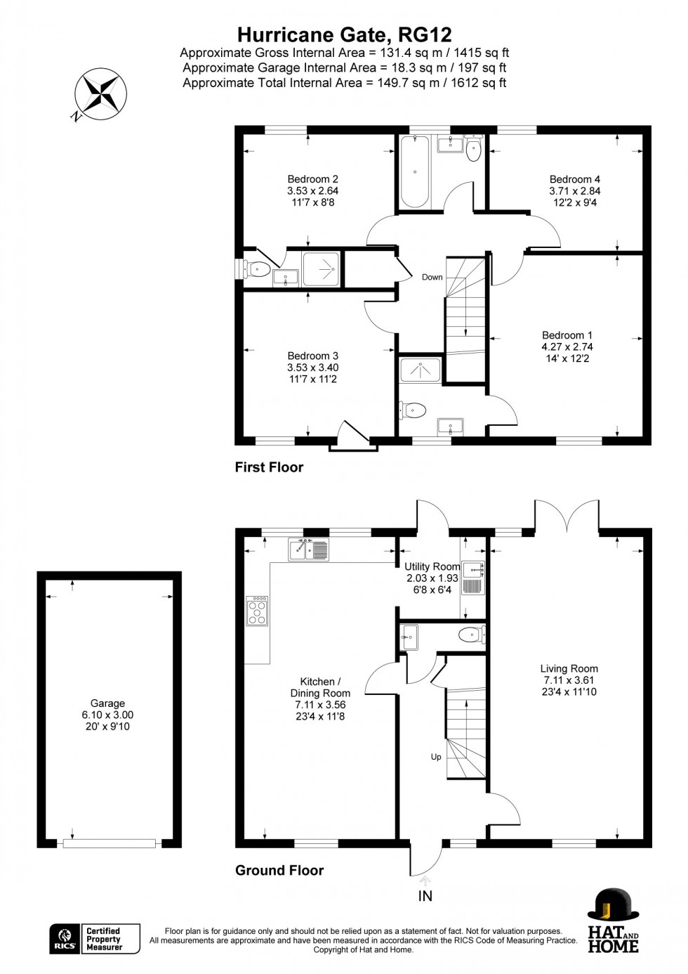 Floorplan for Bracknell, Berkshire