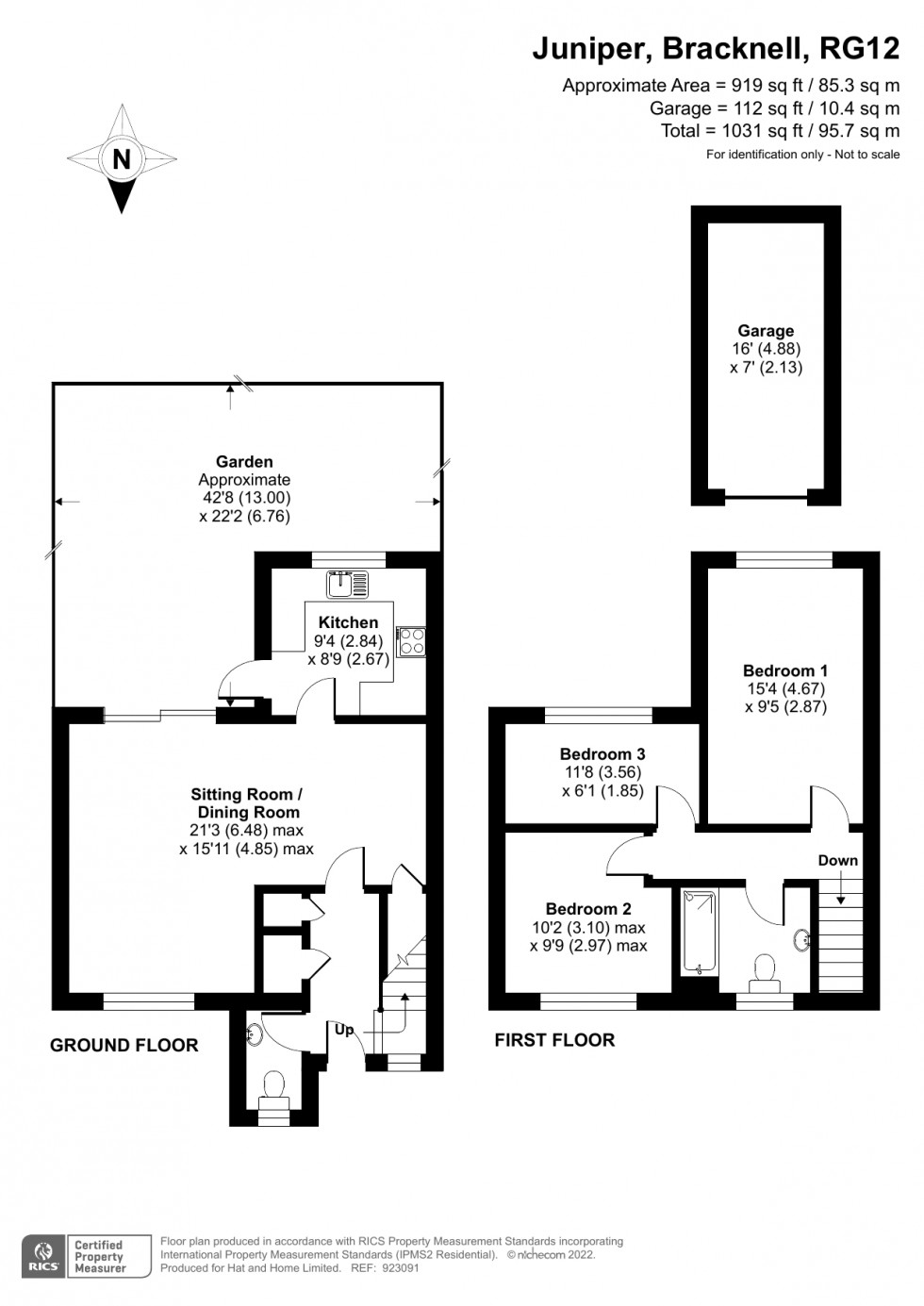 Floorplan for Bracknell, Berkshire
