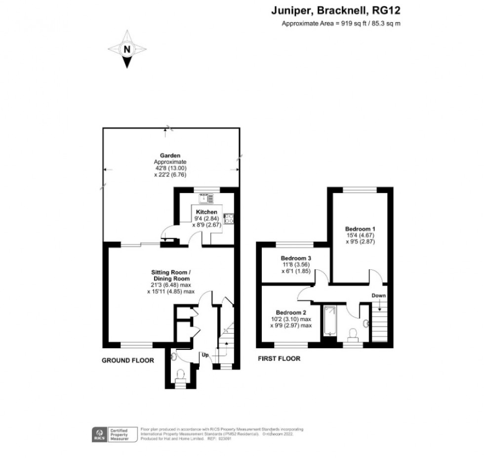 Floorplan for Bracknell, Berkshire