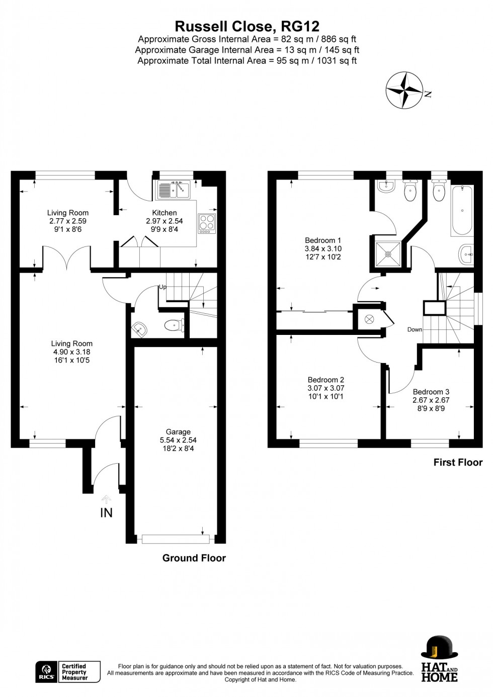 Floorplan for Bracknell, Berkshire