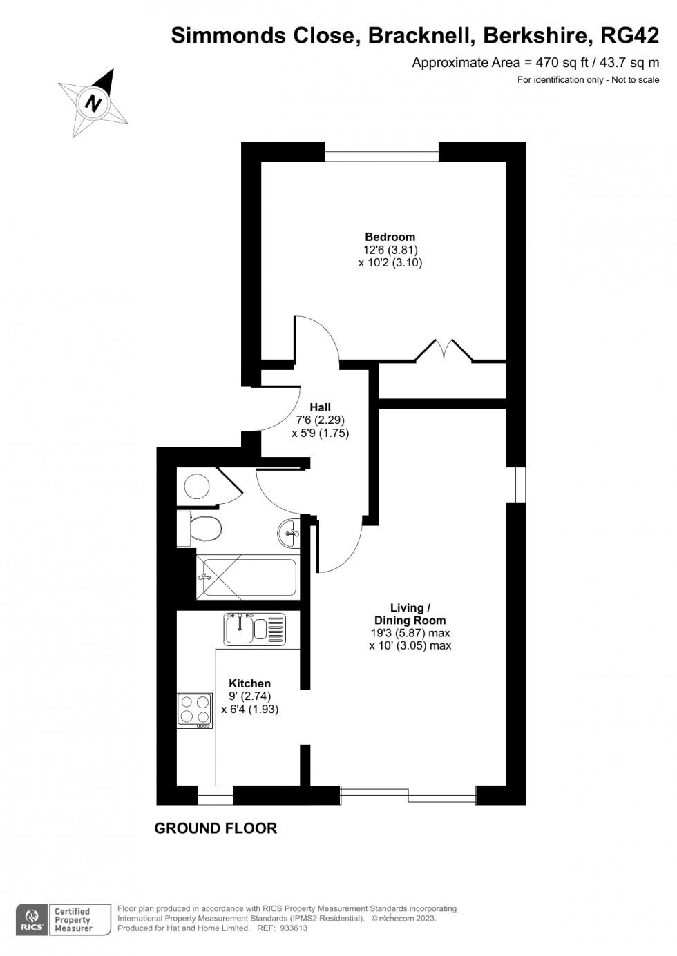 Floorplan for Bracknell, Berkshire