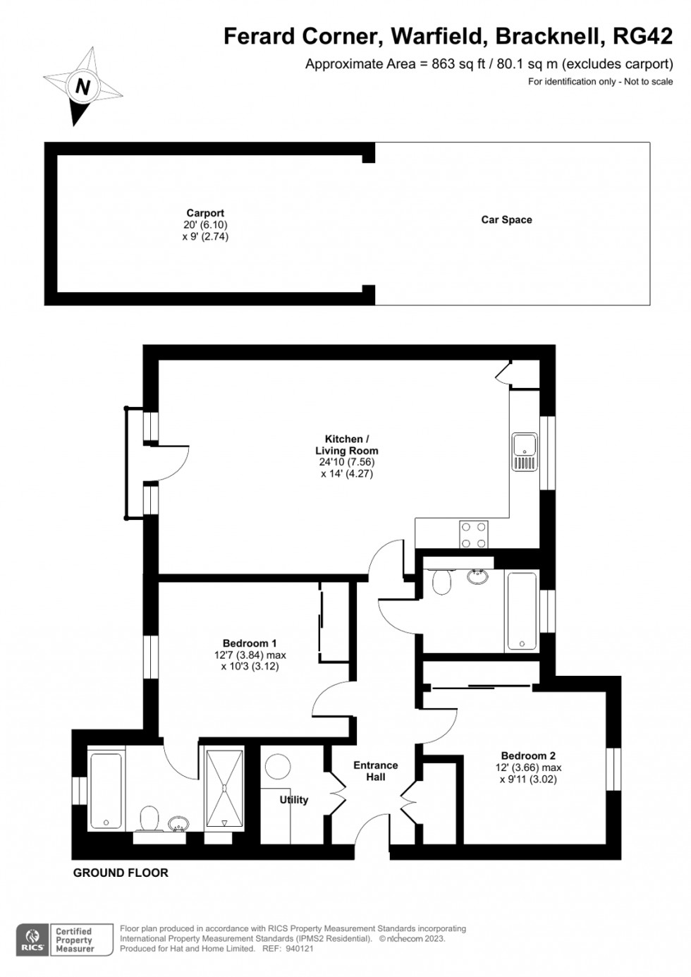 Floorplan for Warfield, Bracknell, Berkshire