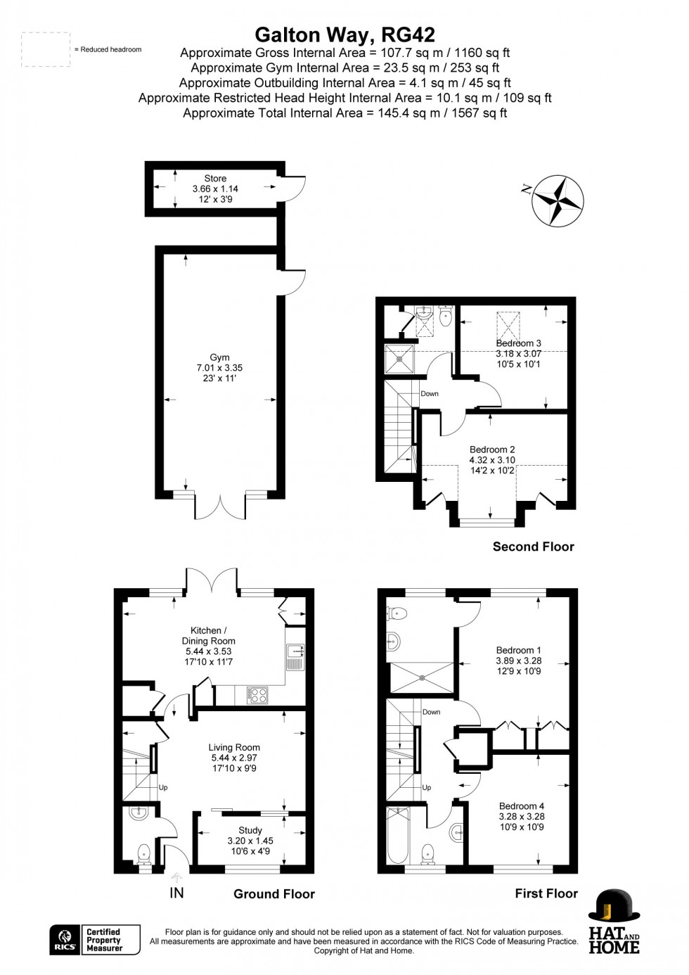 Floorplan for Warfield, Bracknell, Berkshire