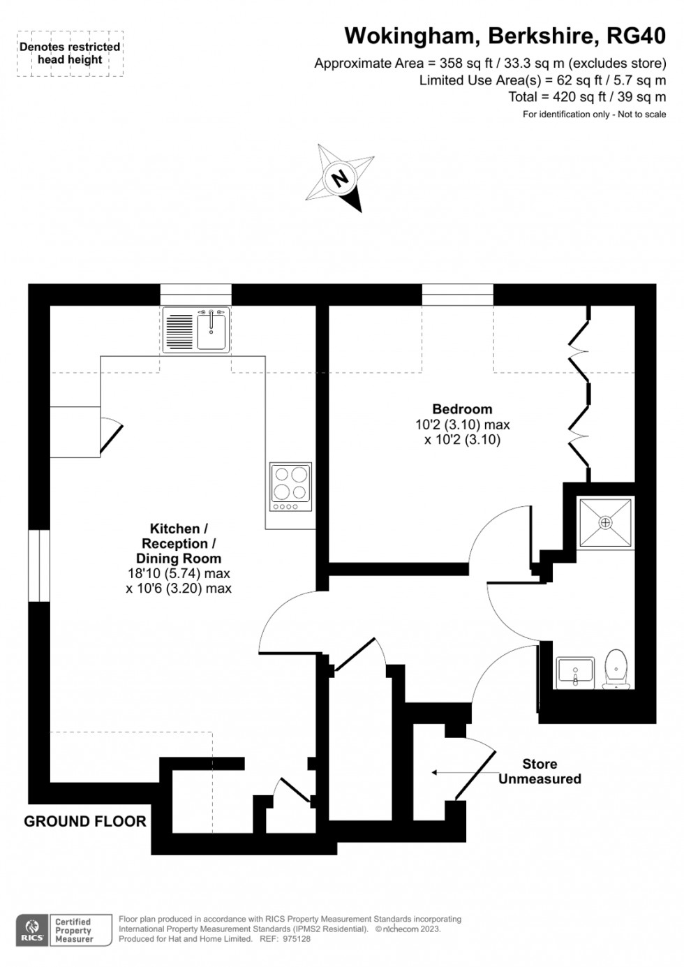 Floorplan for Wokingham, Berkshire