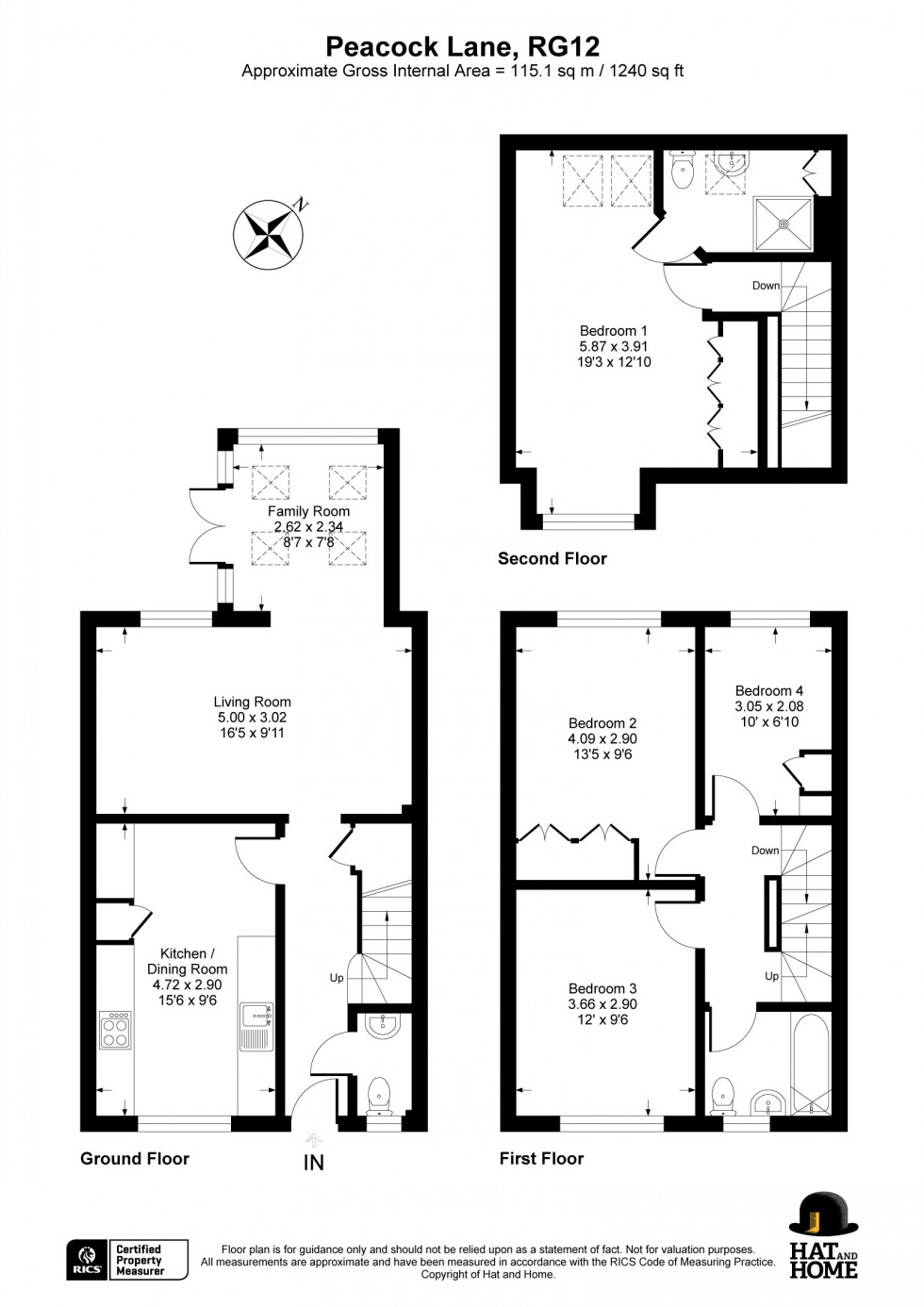 Floorplan for Bracknell, Berkshire