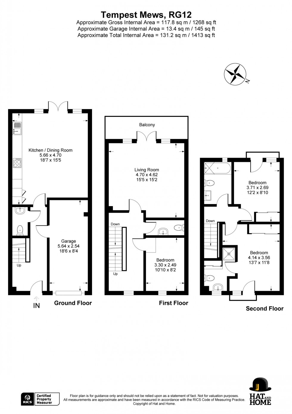 Floorplan for Bracknell, Berkshire