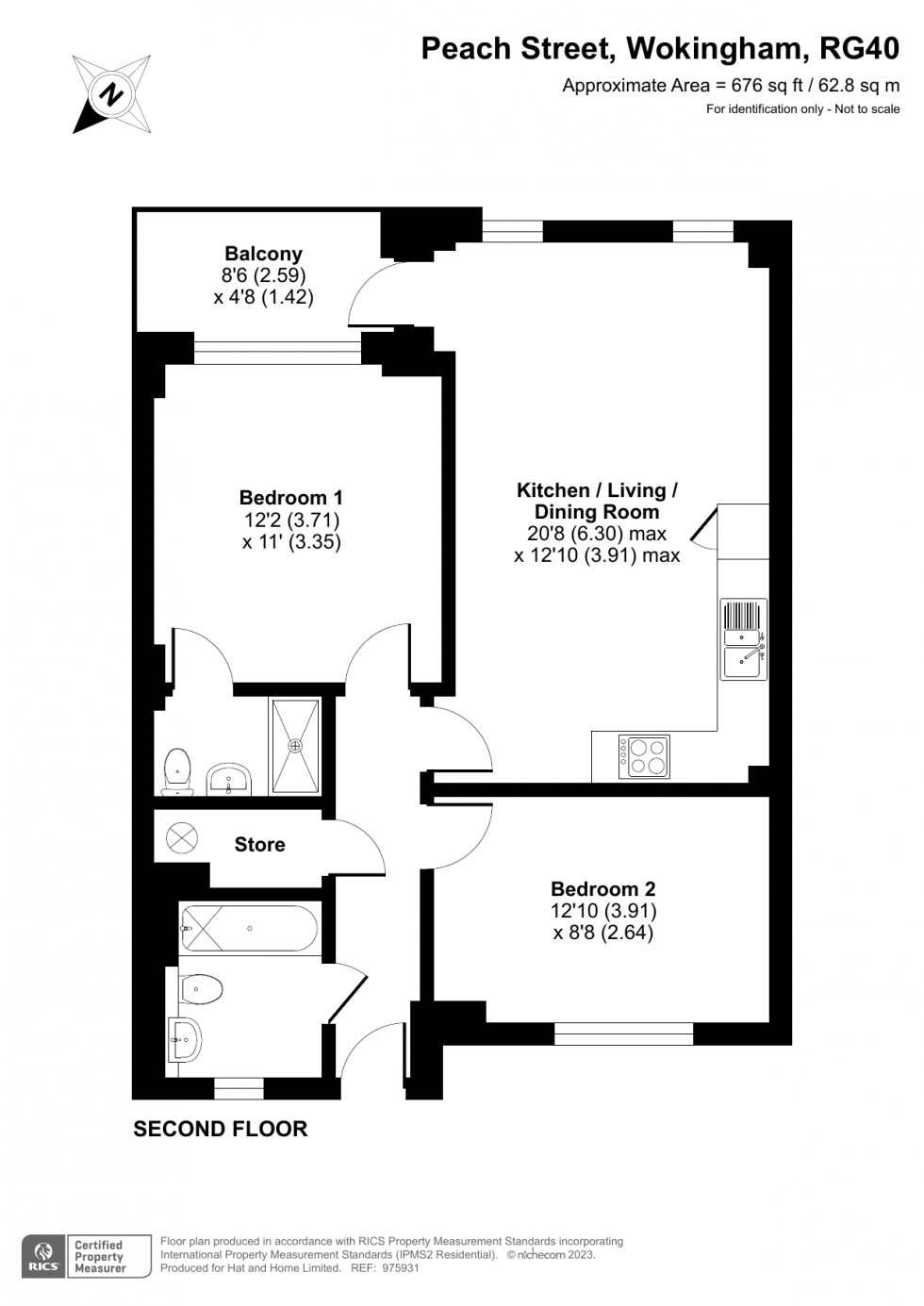 Floorplan for Wokingham, Berkshire