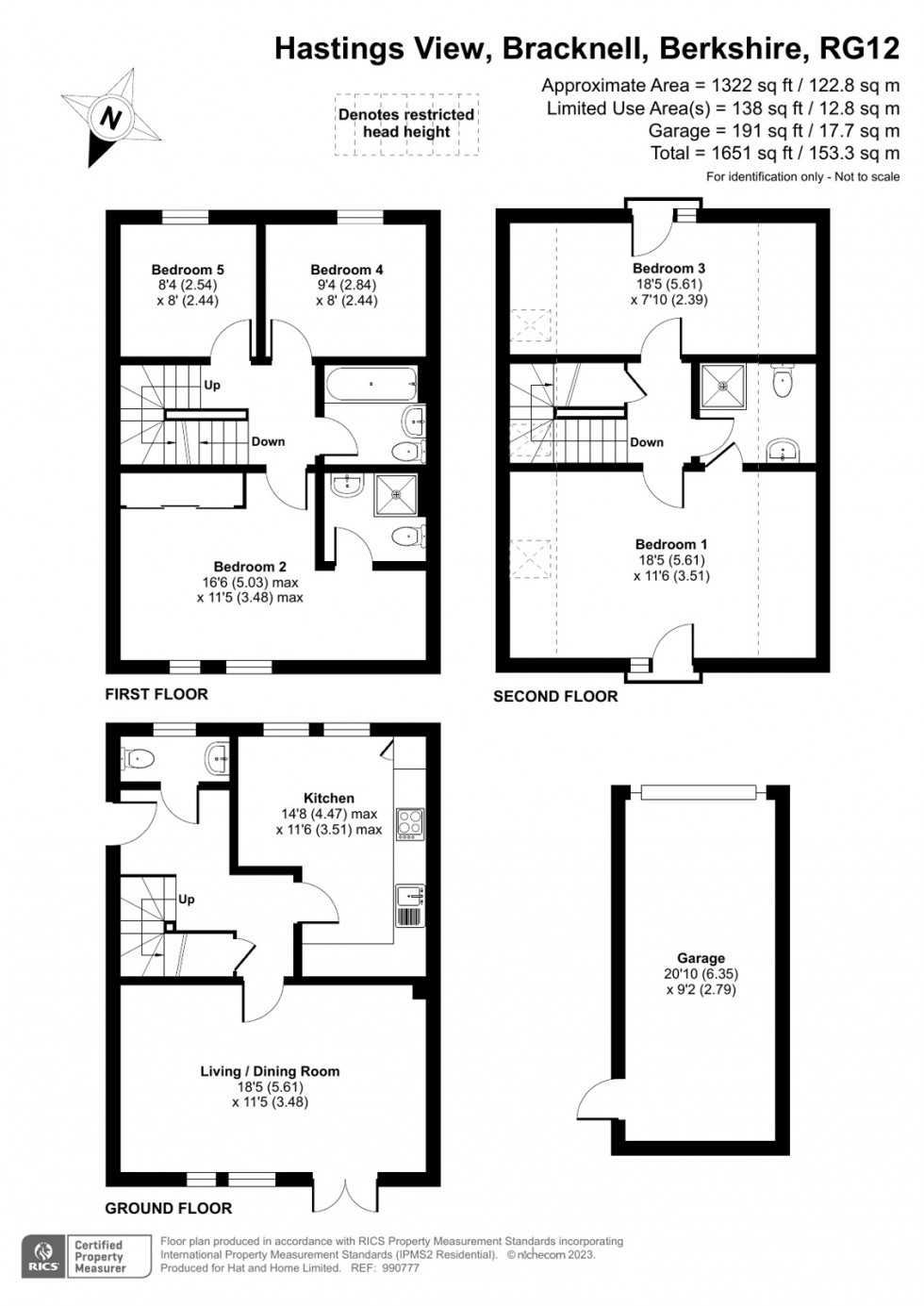 Floorplan for Bracknell, Berkshire