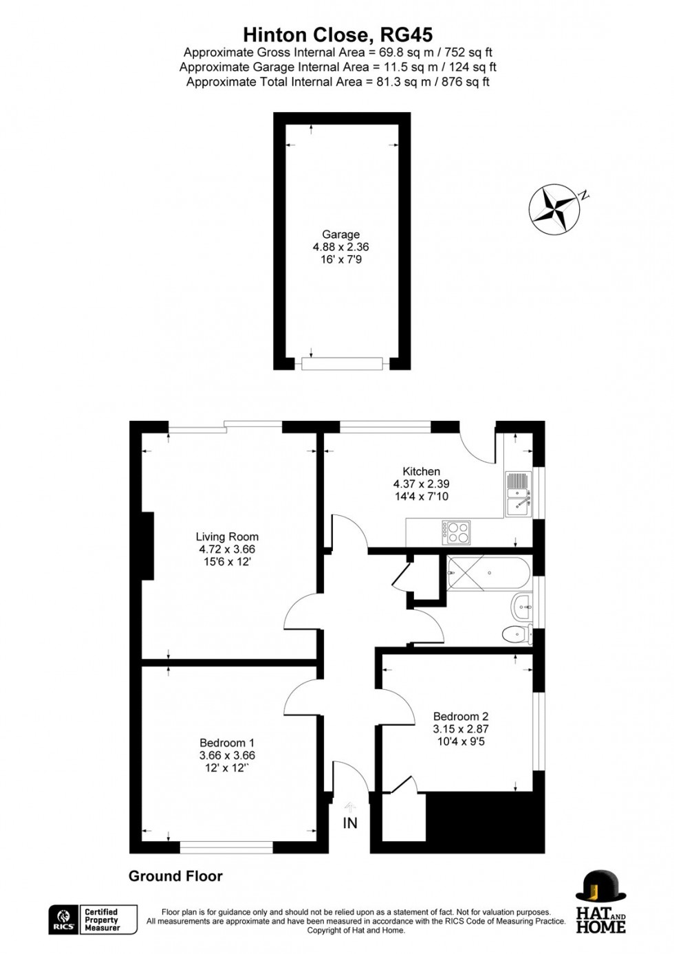 Floorplan for Crowthorne, Berkshire