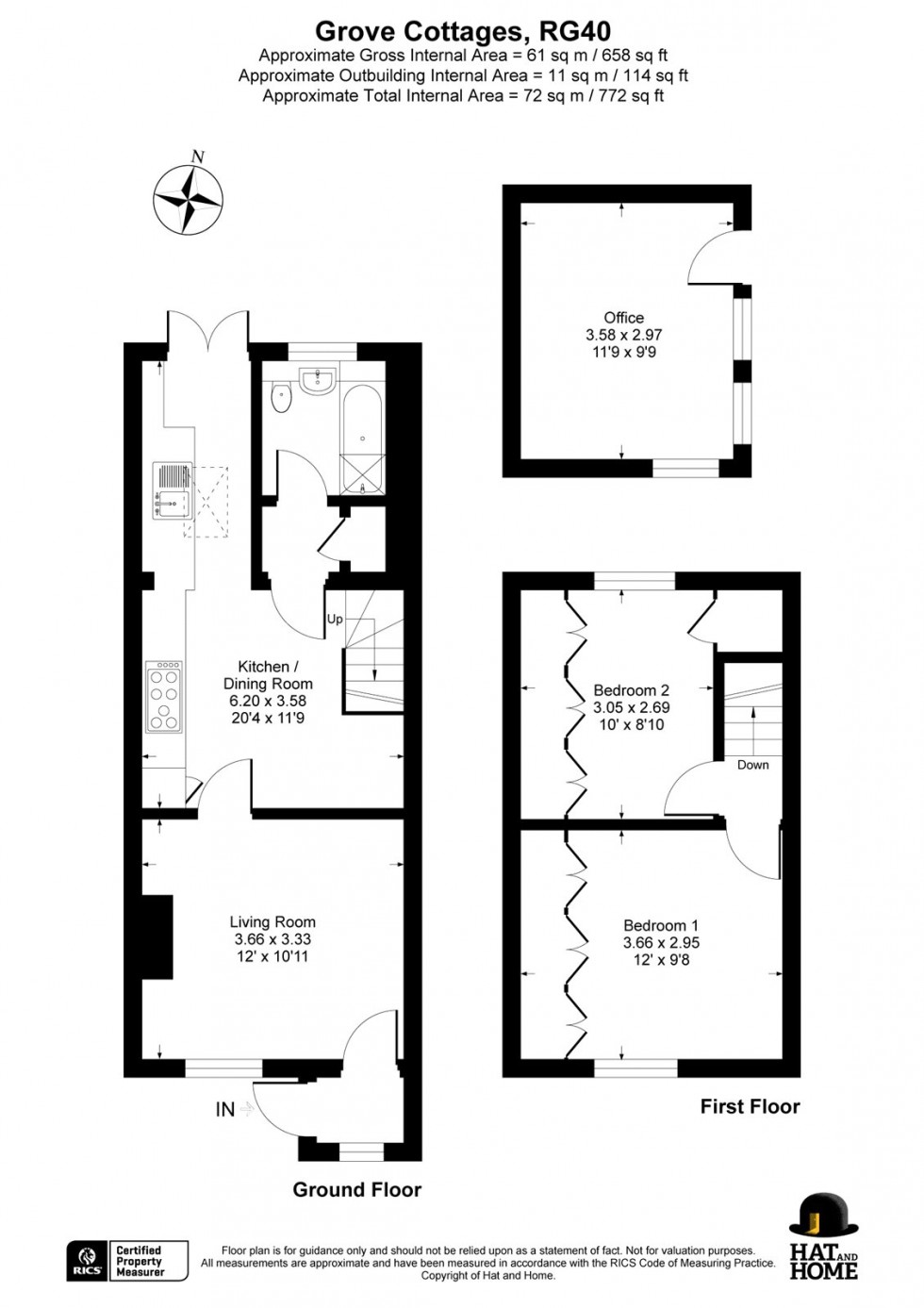 Floorplan for Wokingham, Berkshire