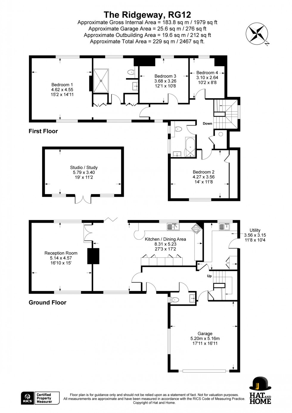 Floorplan for Bracknell, Berkshire