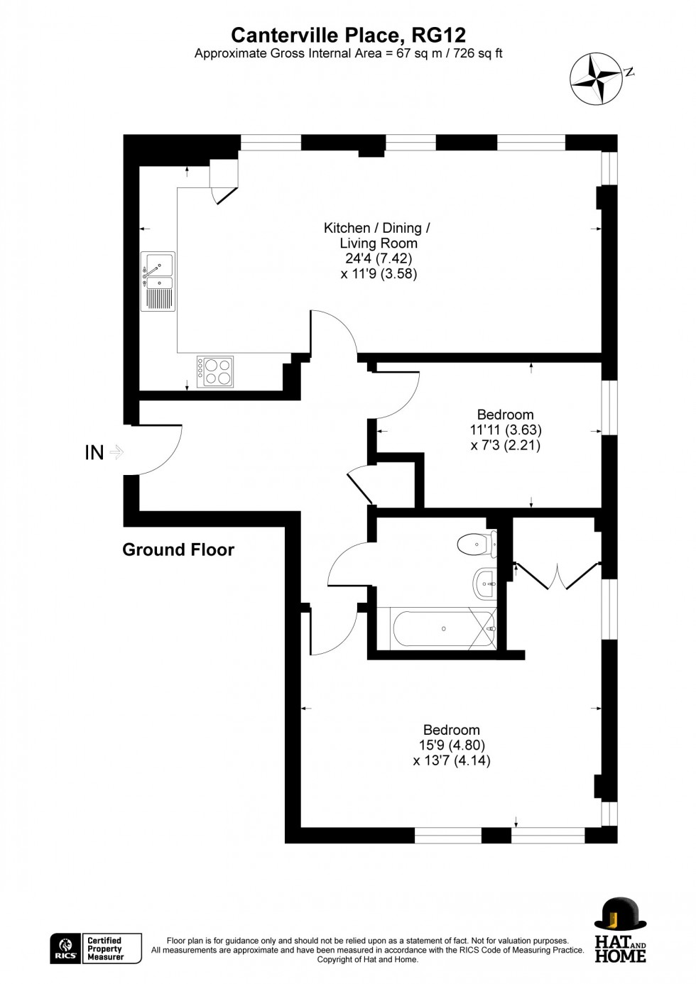 Floorplan for Bracknell, Berkshire