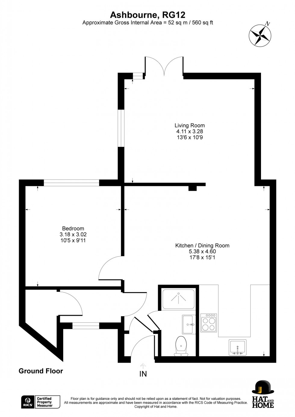 Floorplan for Bracknell, Berkshire