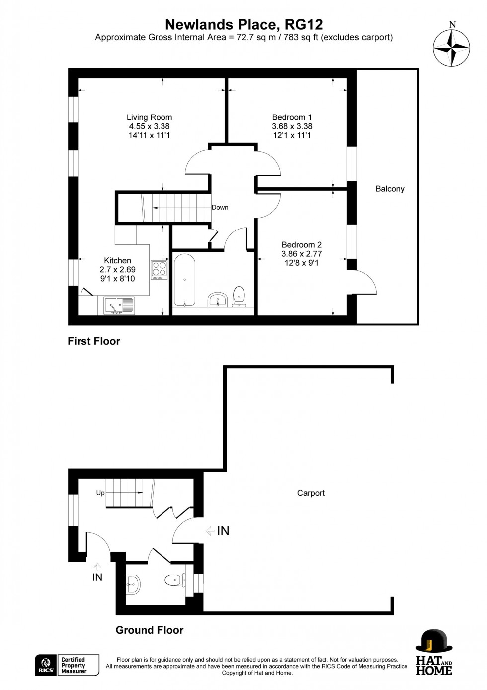 Floorplan for Bracknell, Berkshire