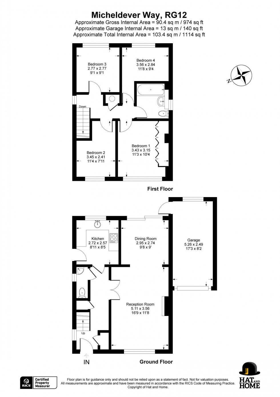 Floorplan for Bracknell, Berkshire