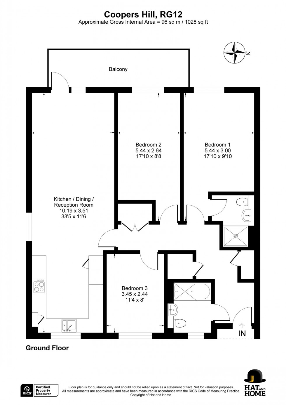 Floorplan for Bracknell, Berkshire