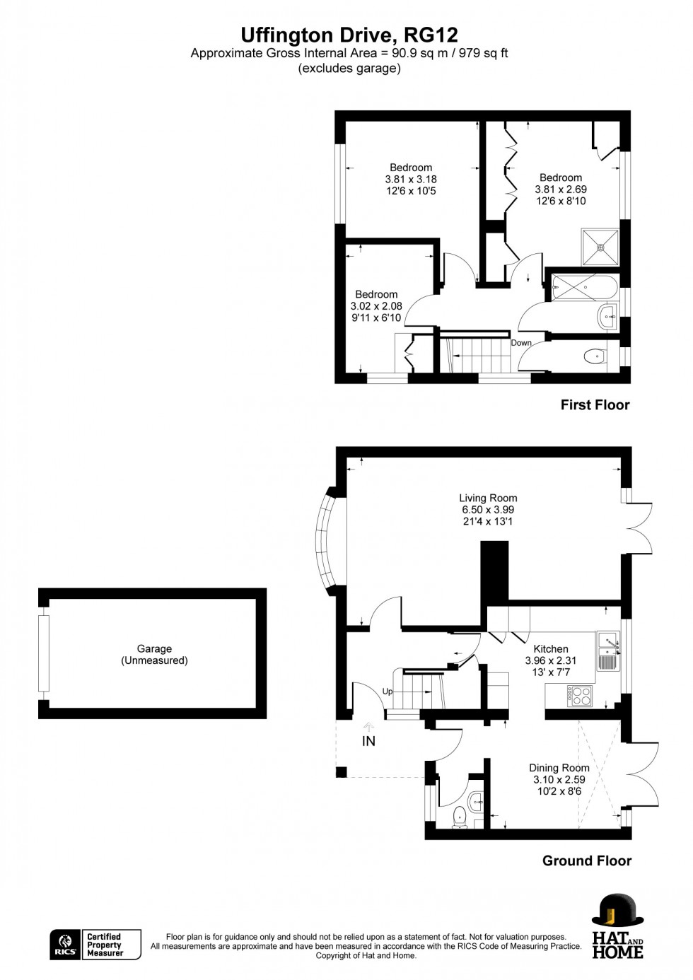 Floorplan for Bracknell, Berkshire