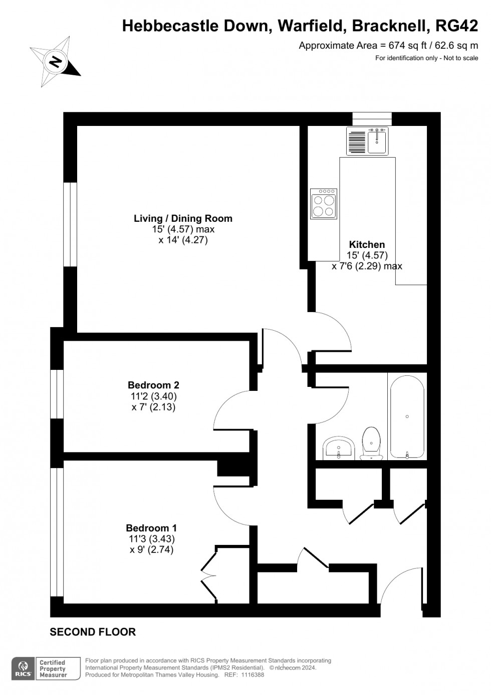 Floorplan for Warfield, Bracknell, Berkshire