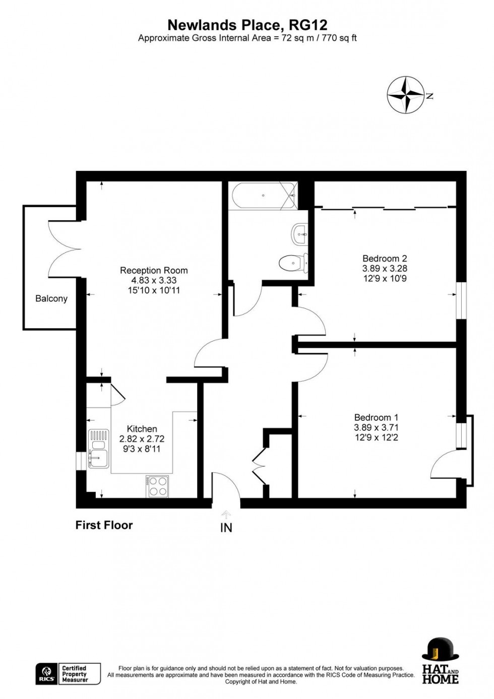 Floorplan for Bracknell, Berkshire