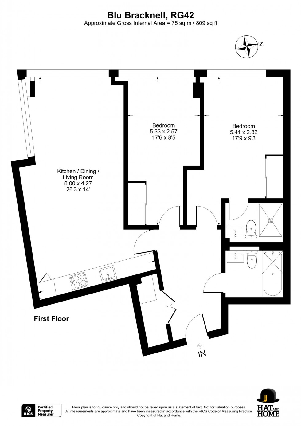 Floorplan for Bracknell, Berkshire