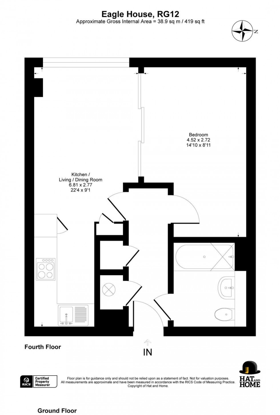 Floorplan for Bracknell, Berkshire