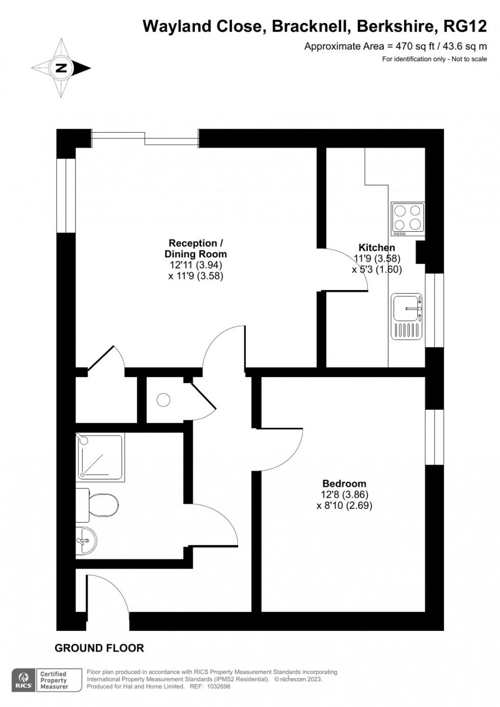 Floorplan for Bracknell, Berkshire