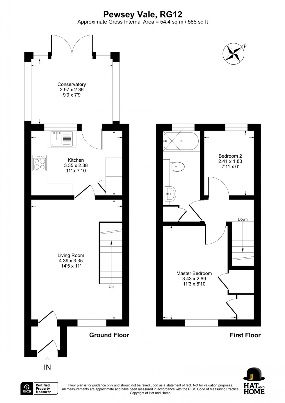 Floorplan for Bracknell, Berkshire