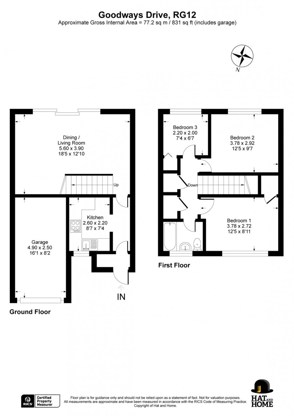 Floorplan for Bracknell, Berkshire