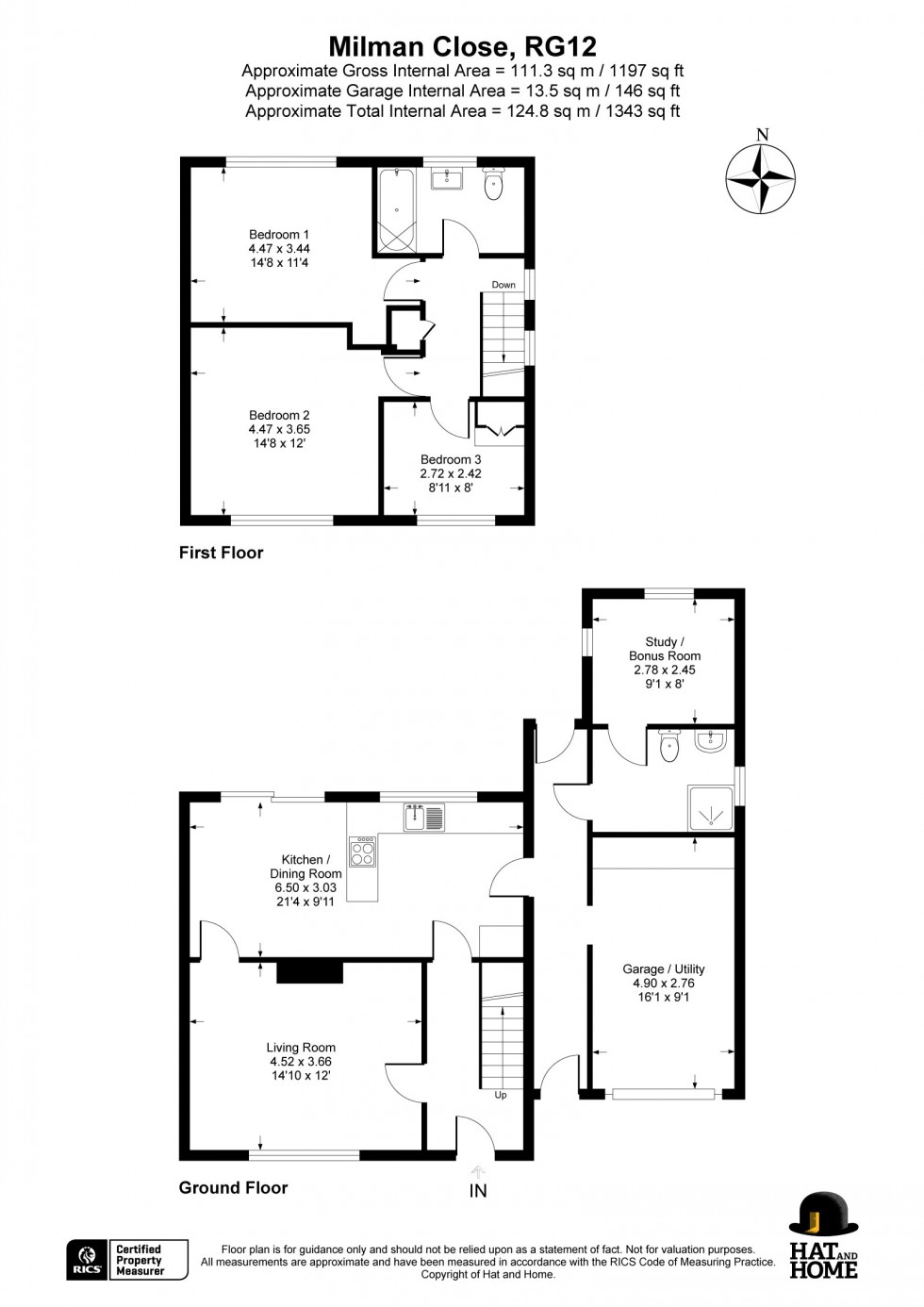 Floorplan for Bracknell, Berkshire