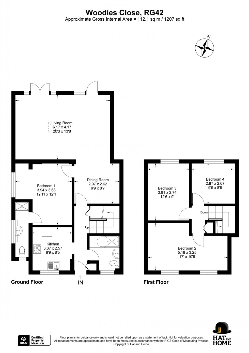 Floorplan for Bracknell, Berkshire