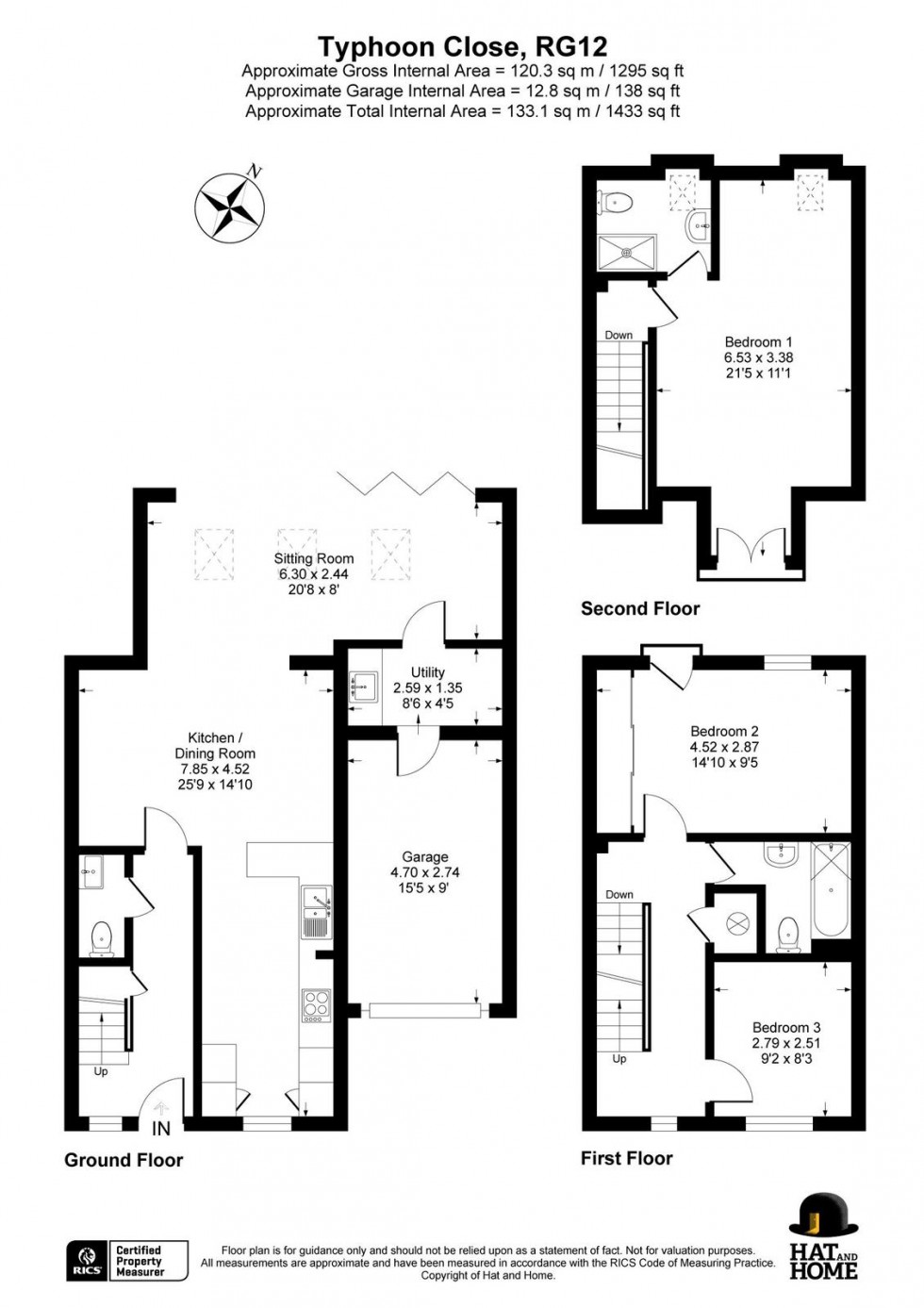 Floorplan for Bracknell, Berkshire