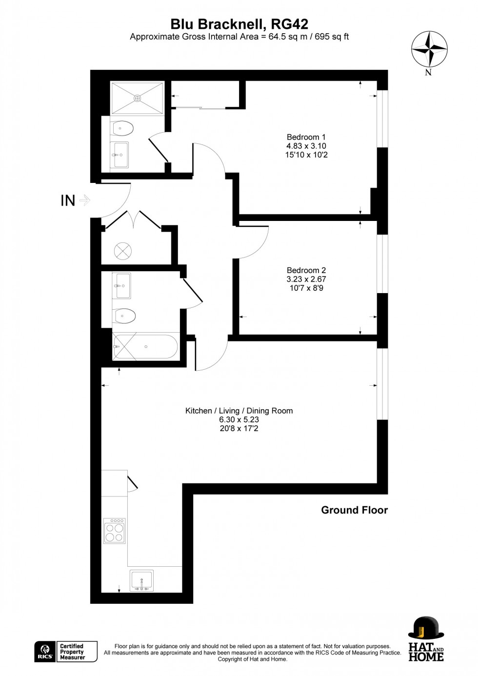 Floorplan for Bracknell, Berkshire