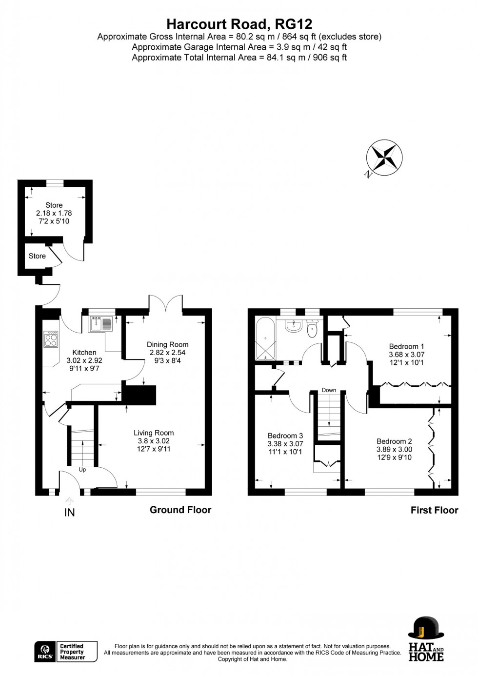 Floorplan for Bracknell, Berkshire