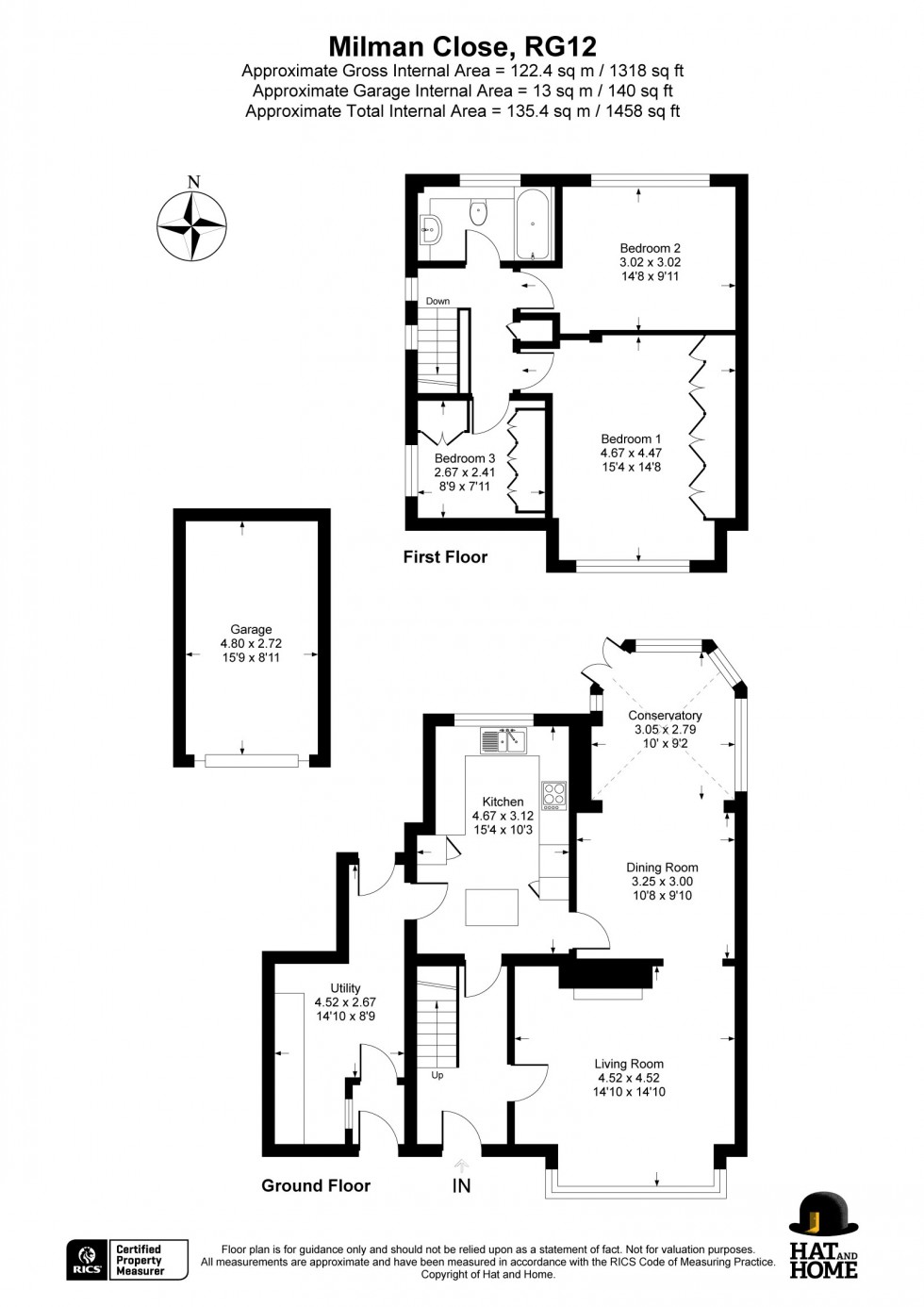 Floorplan for Bracknell, Berkshire