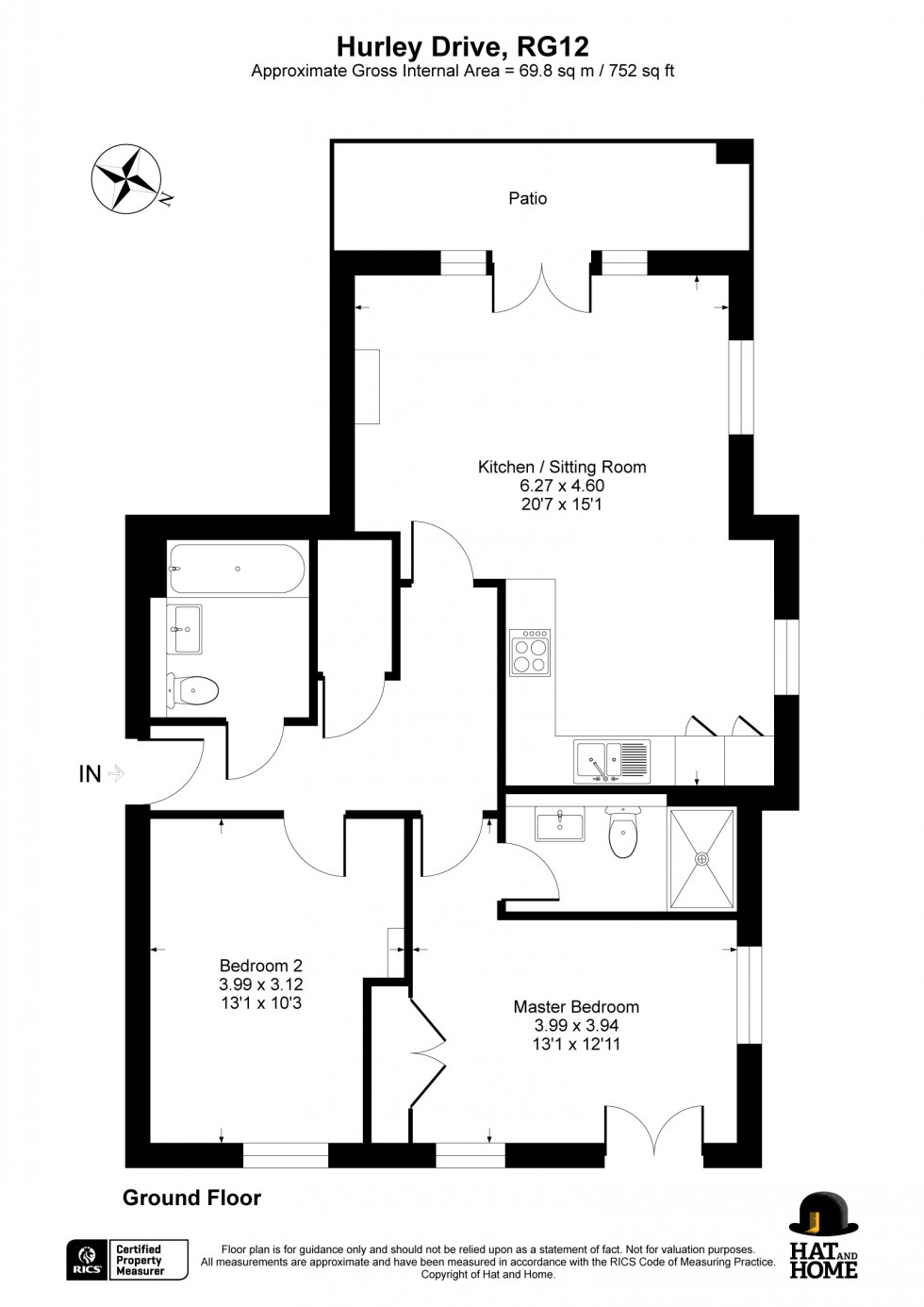 Floorplan for Bracknell, Berkshire