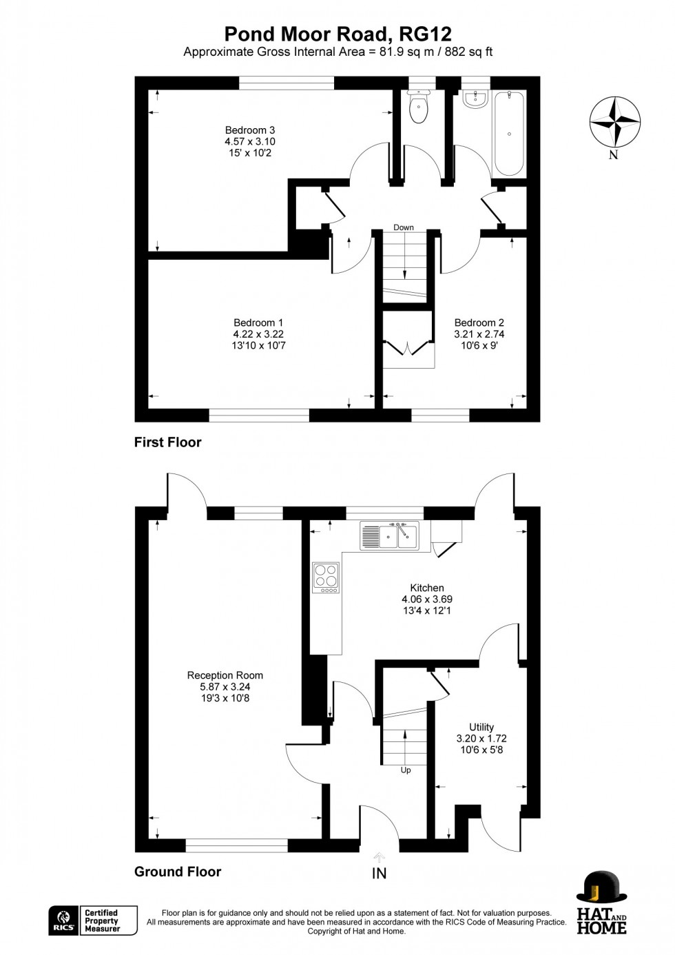 Floorplan for Bracknell, Berkshire