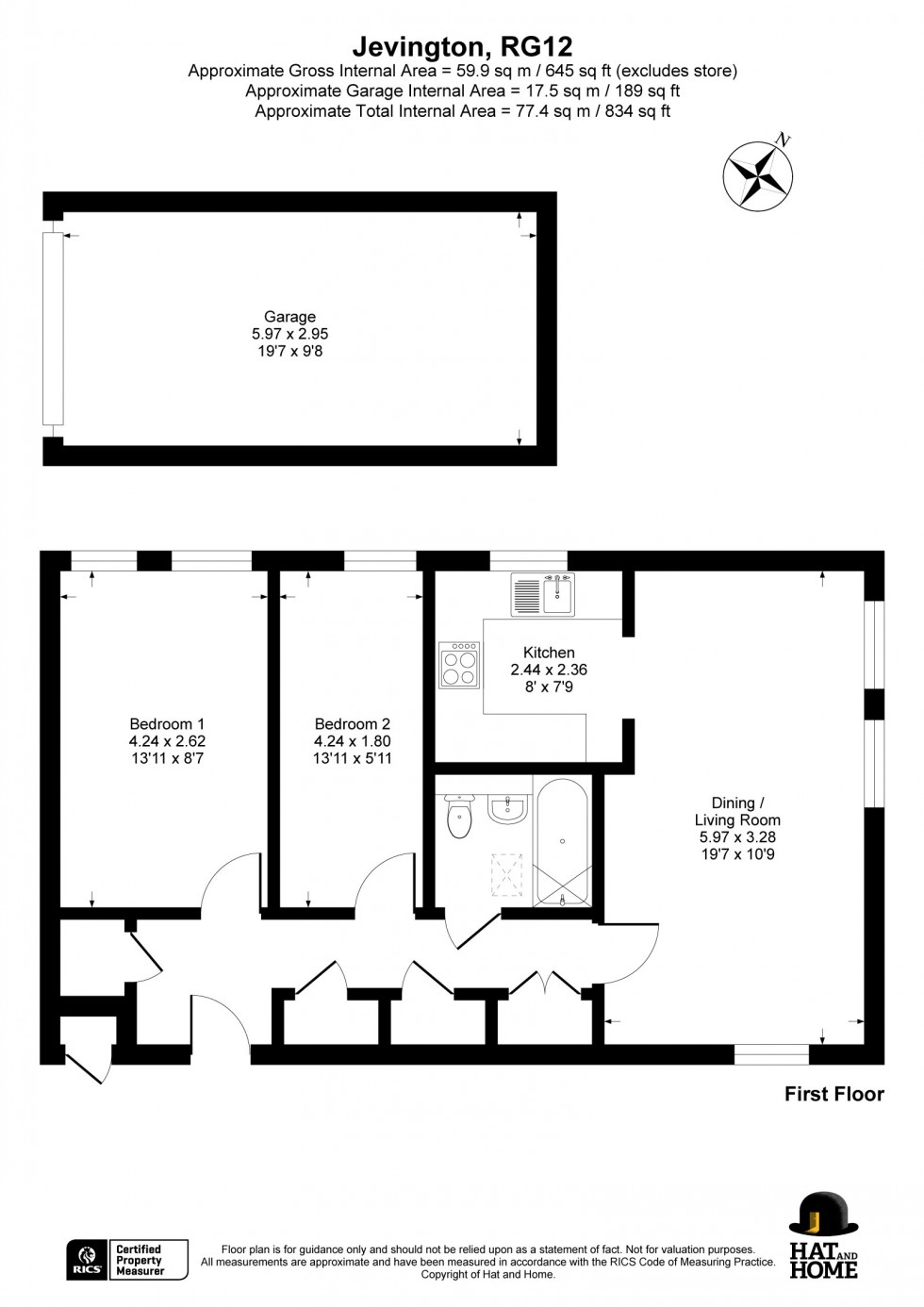 Floorplan for Bracknell, Berkshire