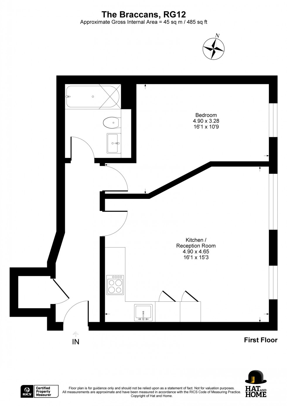 Floorplan for Bracknell, Berkshire