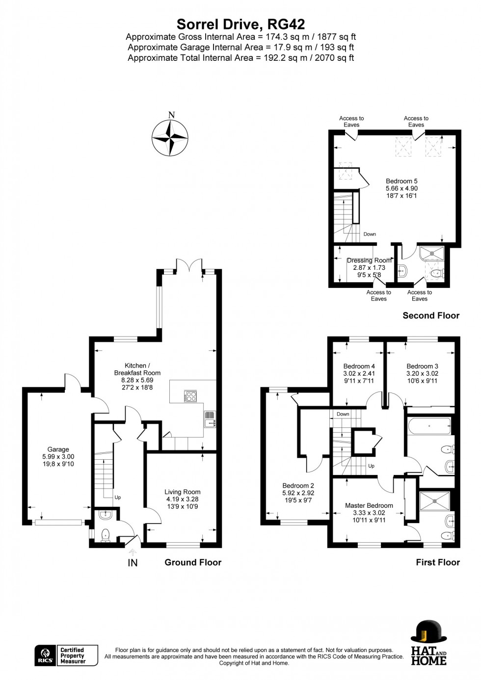 Floorplan for Warfield, Bracknell, Berkshire