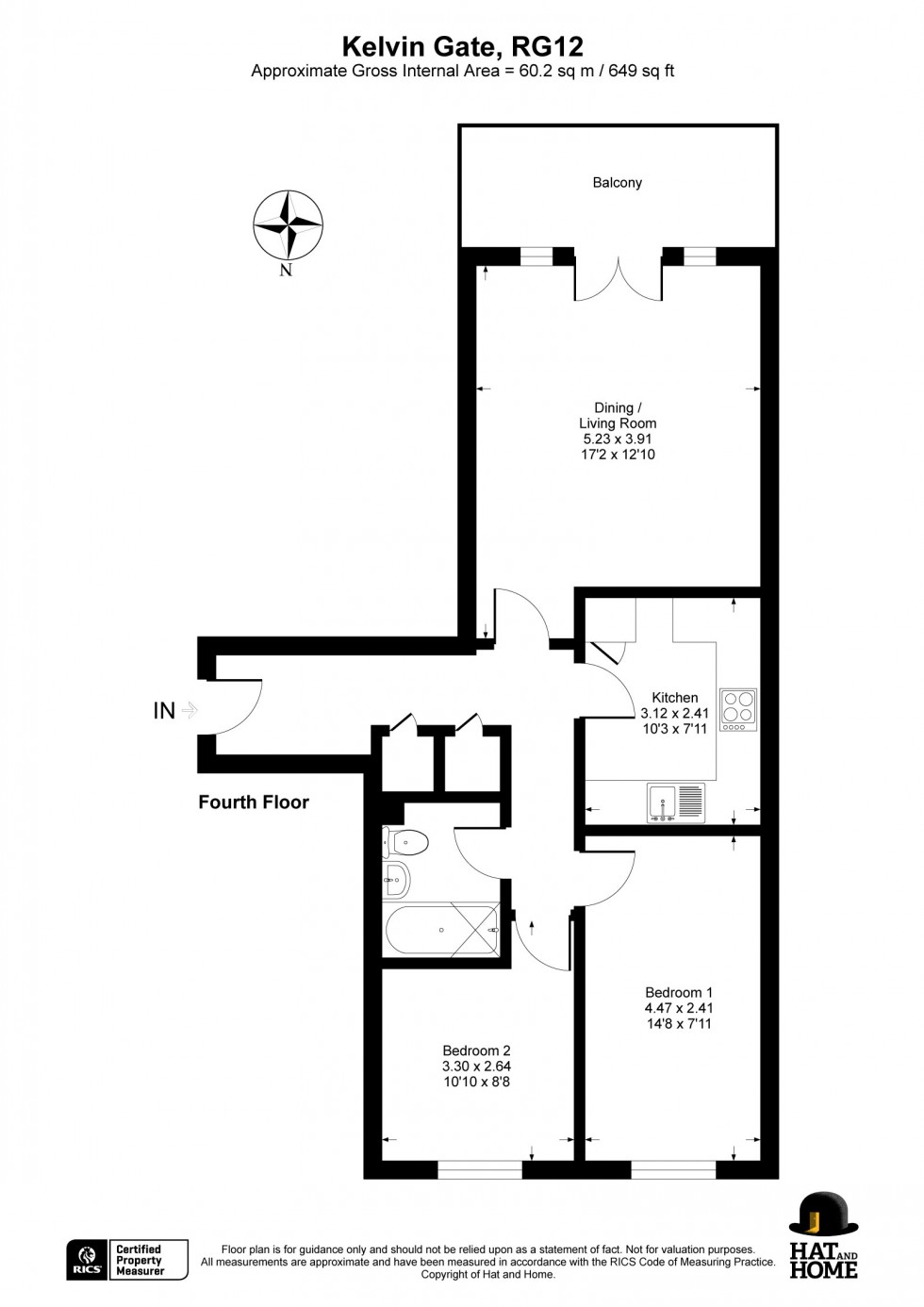 Floorplan for Bracknell, Berkshire