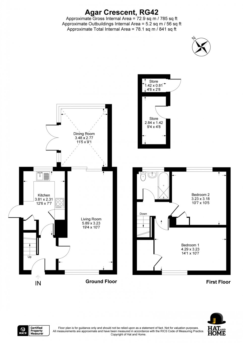 Floorplan for Bracknell, Berkshire