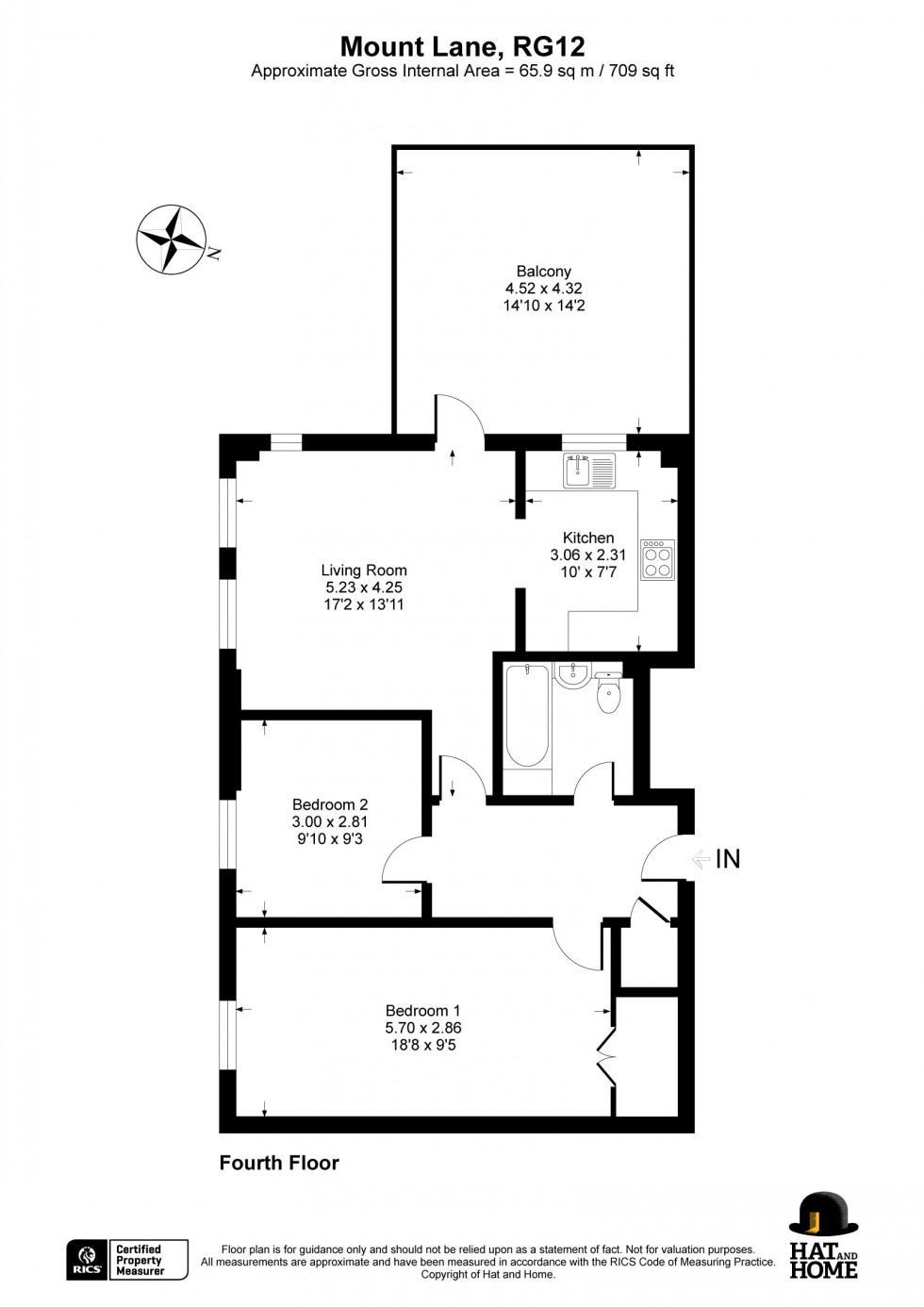 Floorplan for Bracknell, Berkshire