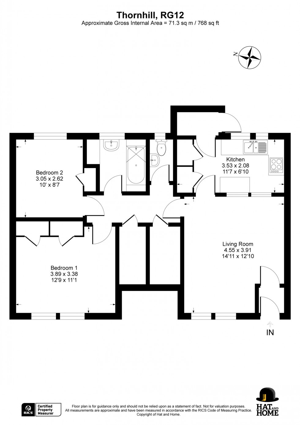 Floorplan for Bracknell, Berkshire