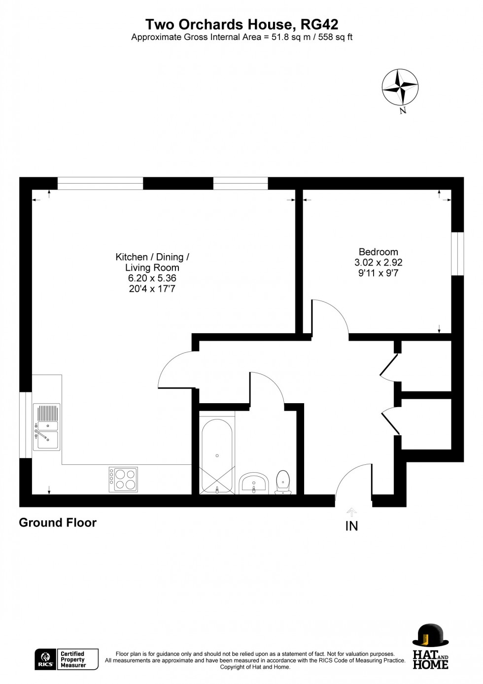 Floorplan for Bracknell, Berkshire
