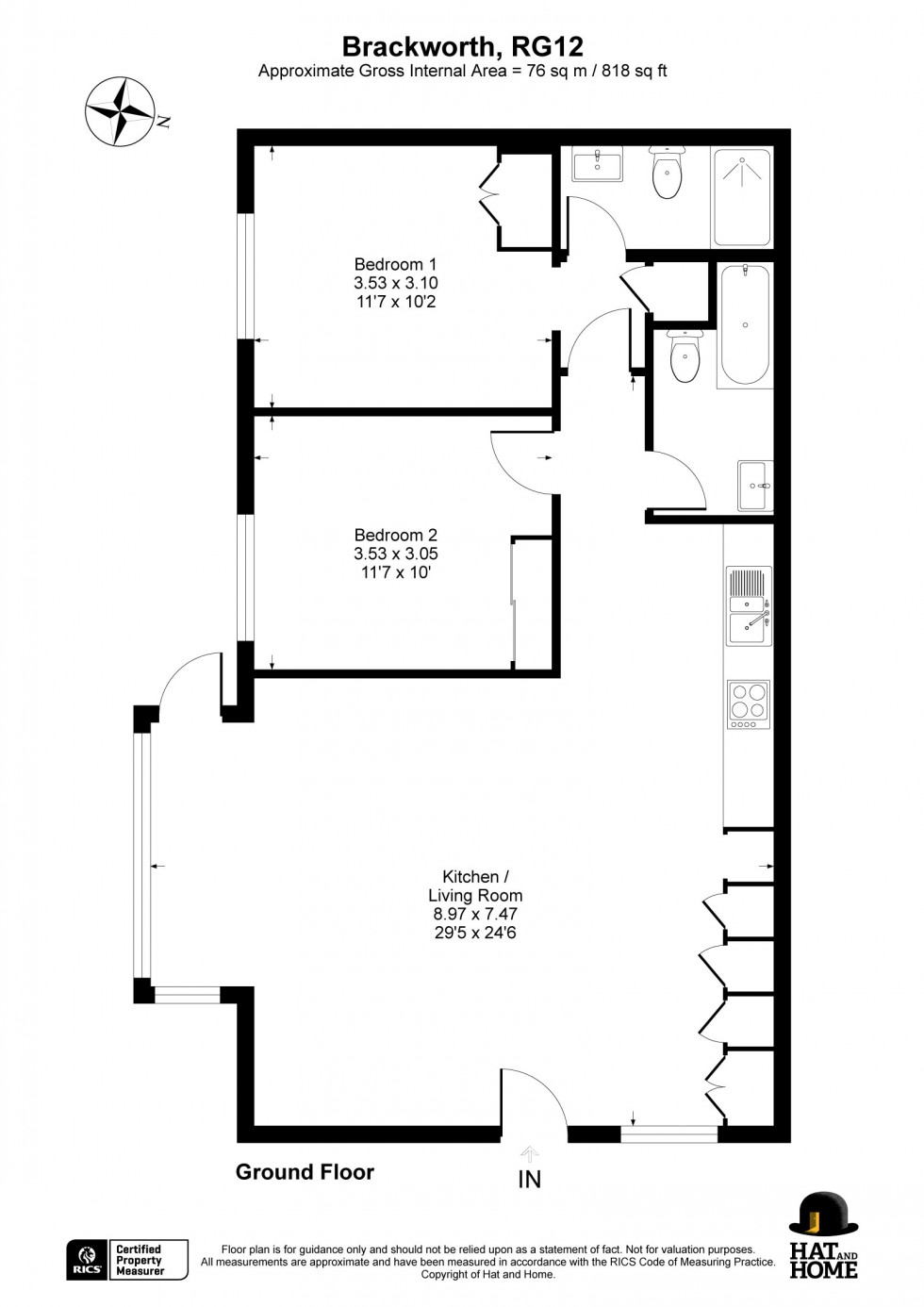 Floorplan for Bracknell, Berkshire