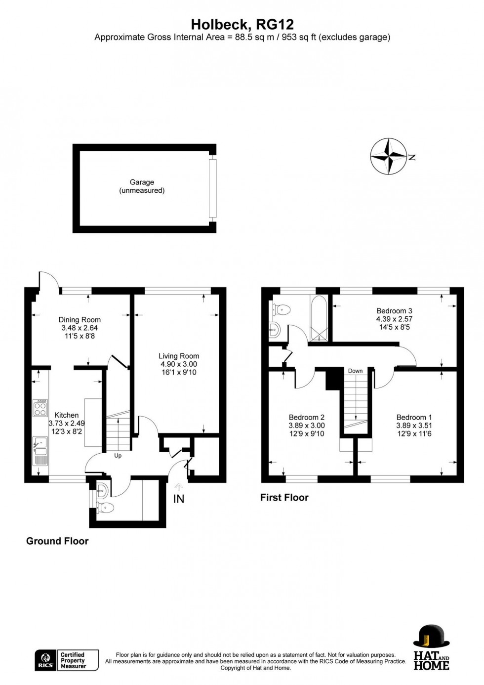 Floorplan for Bracknell, Berkshire