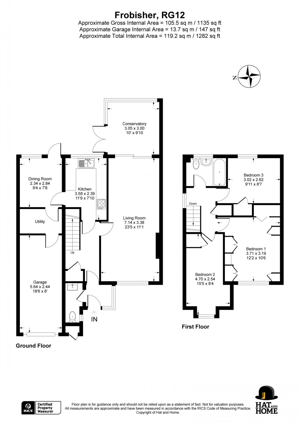 Floorplan for Bracknell, Berkshire