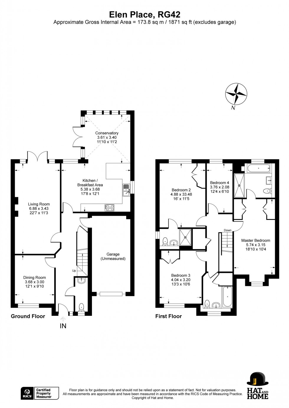 Floorplan for Binfield, Berkshire