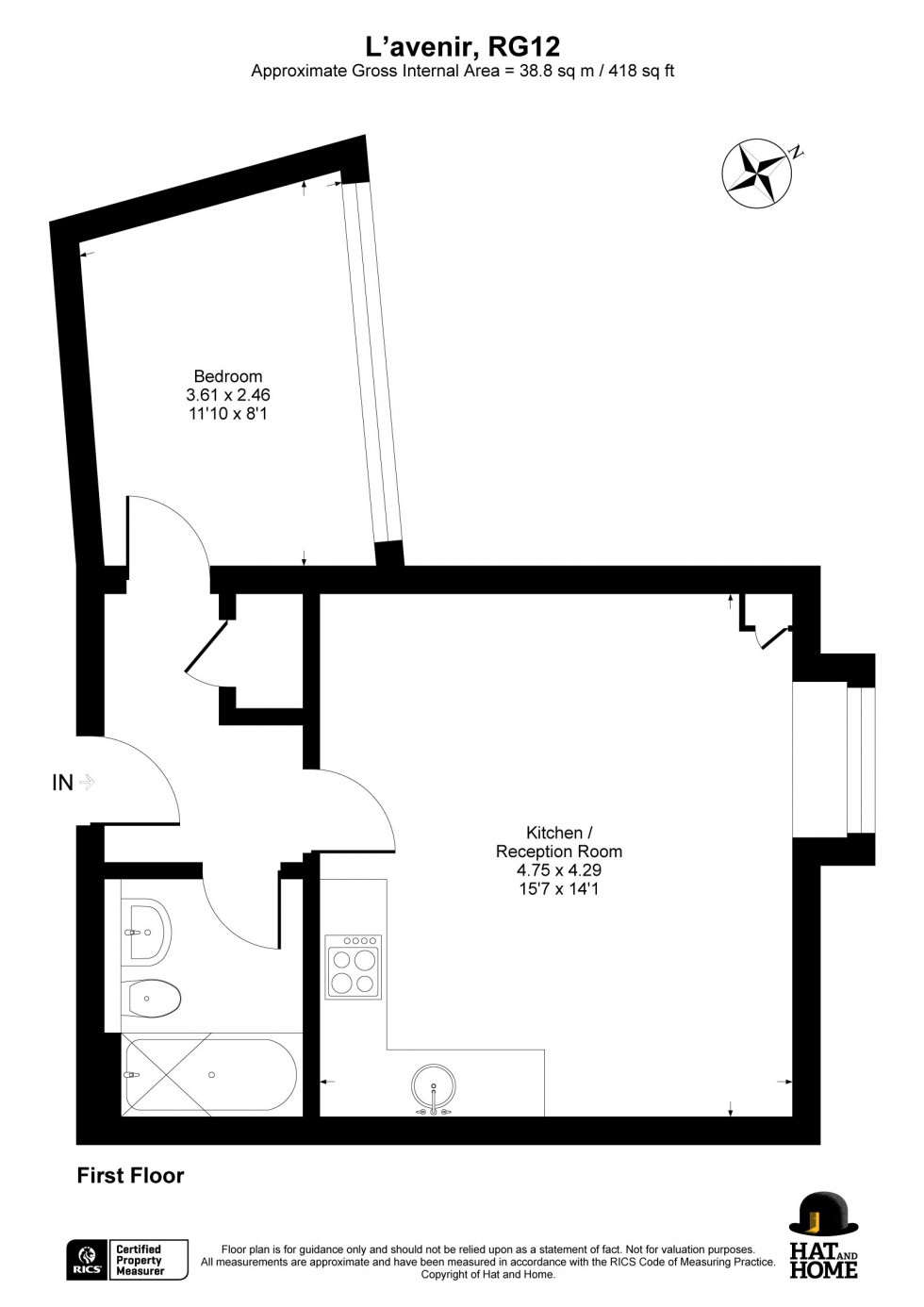 Floorplan for Bracknell, Berkshire
